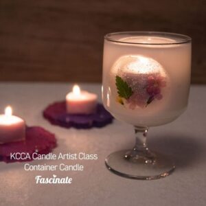 KCCAキャンドルアーティストクラスのニューコンテナキャンドル