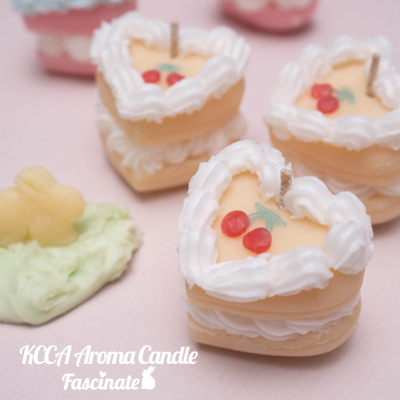 KCCAマカロンキャンドルチェリー