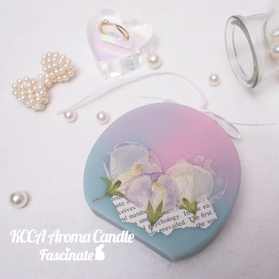 KCCA押し花キャンドル